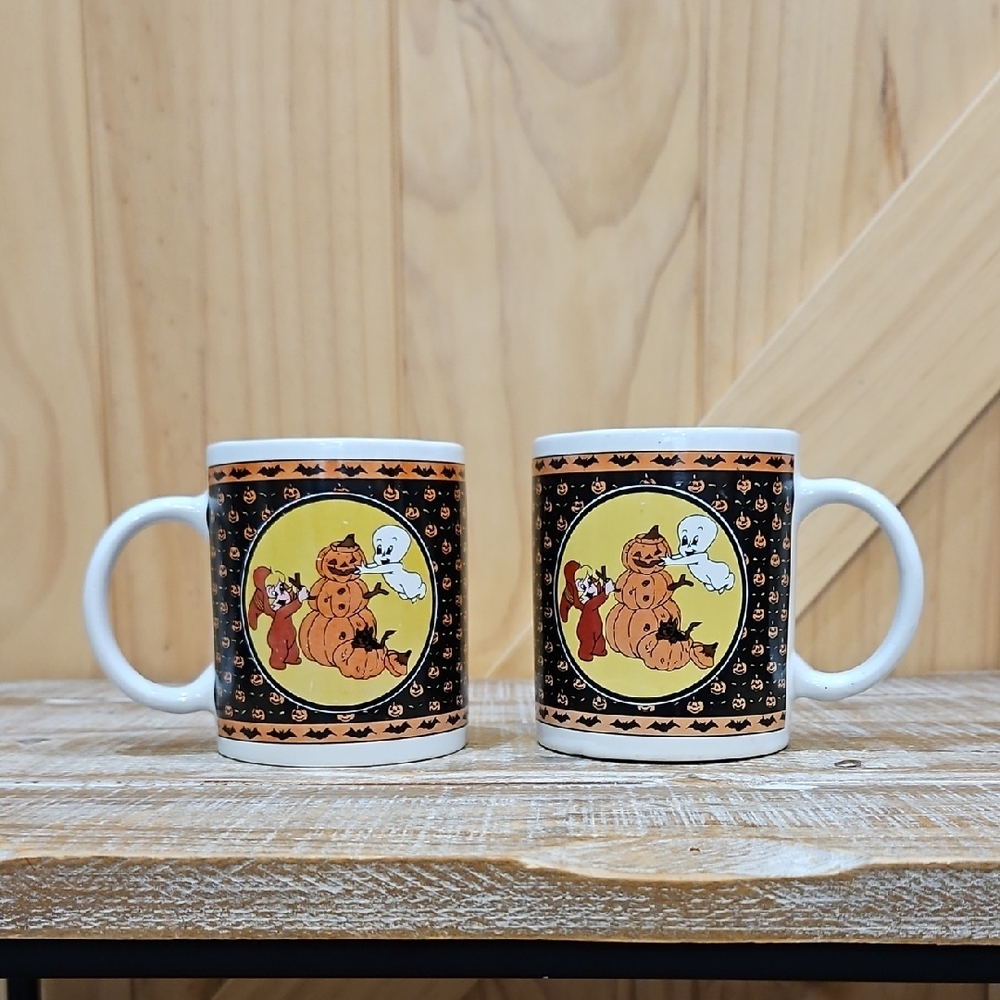 Vintage | Pair Of Casper And Wendy Halloween Mugs